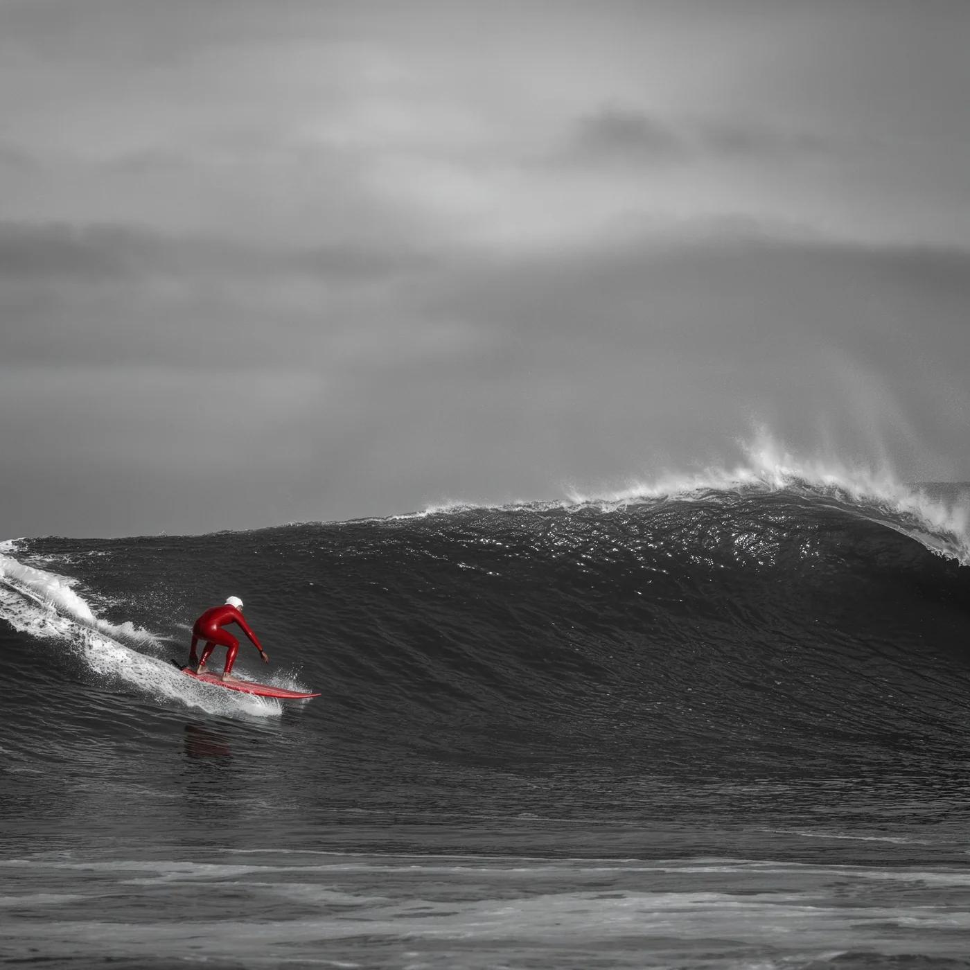 Surfing color revision — source example by Black Forest Labs