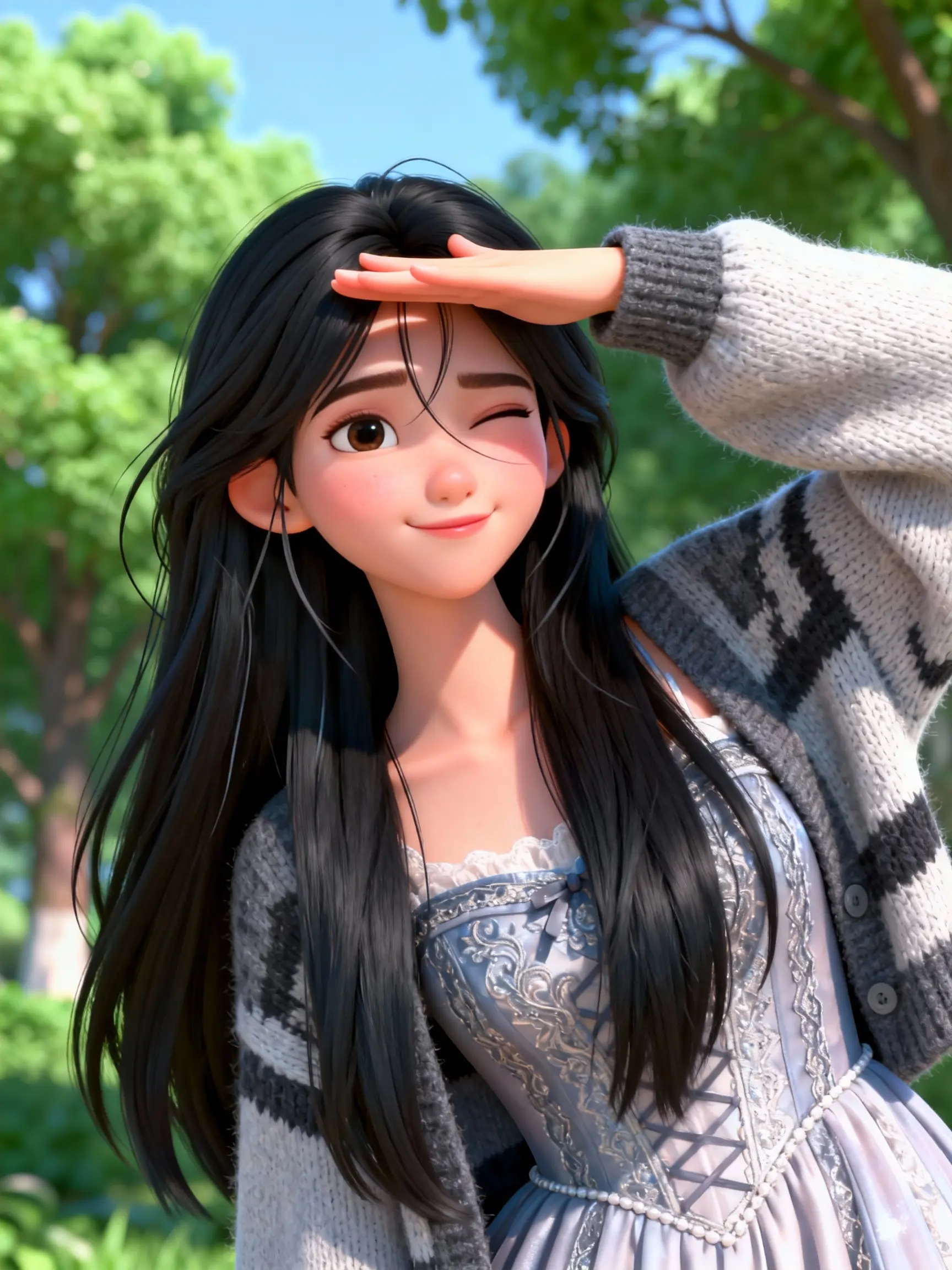 Dance with an animated character